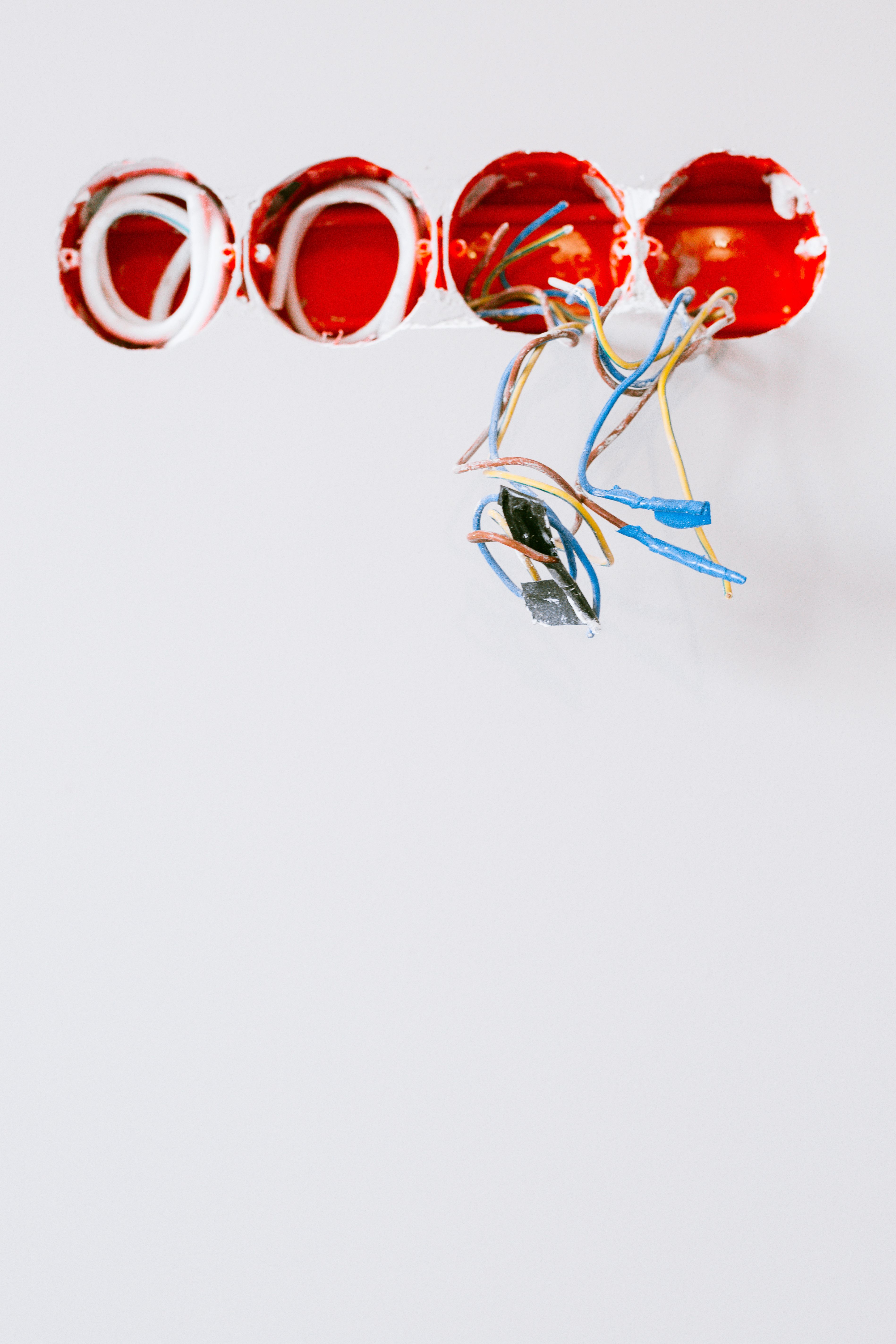 Electrical wiring installation work